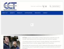 Tablet Screenshot of ccttapes.com